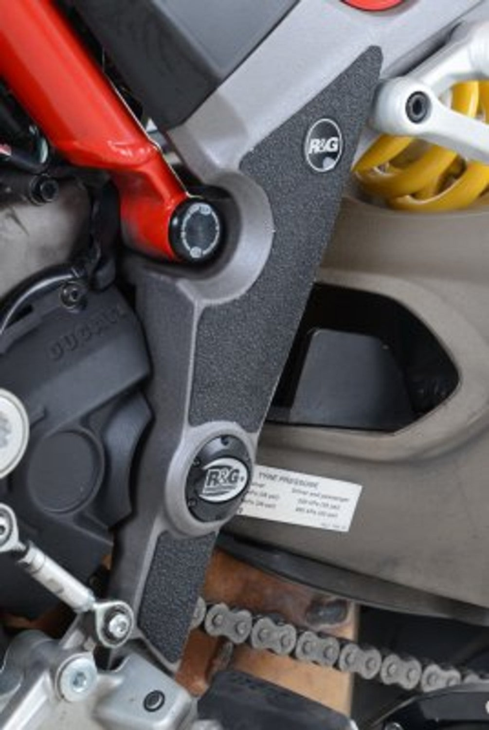R&G Racing Boot Guard 3-piece for Ducati MTS1200 '15-'20 / MTS Enduro '11-'20 / MTS950 (S) '17-'22 / MTS1260 '18-'20