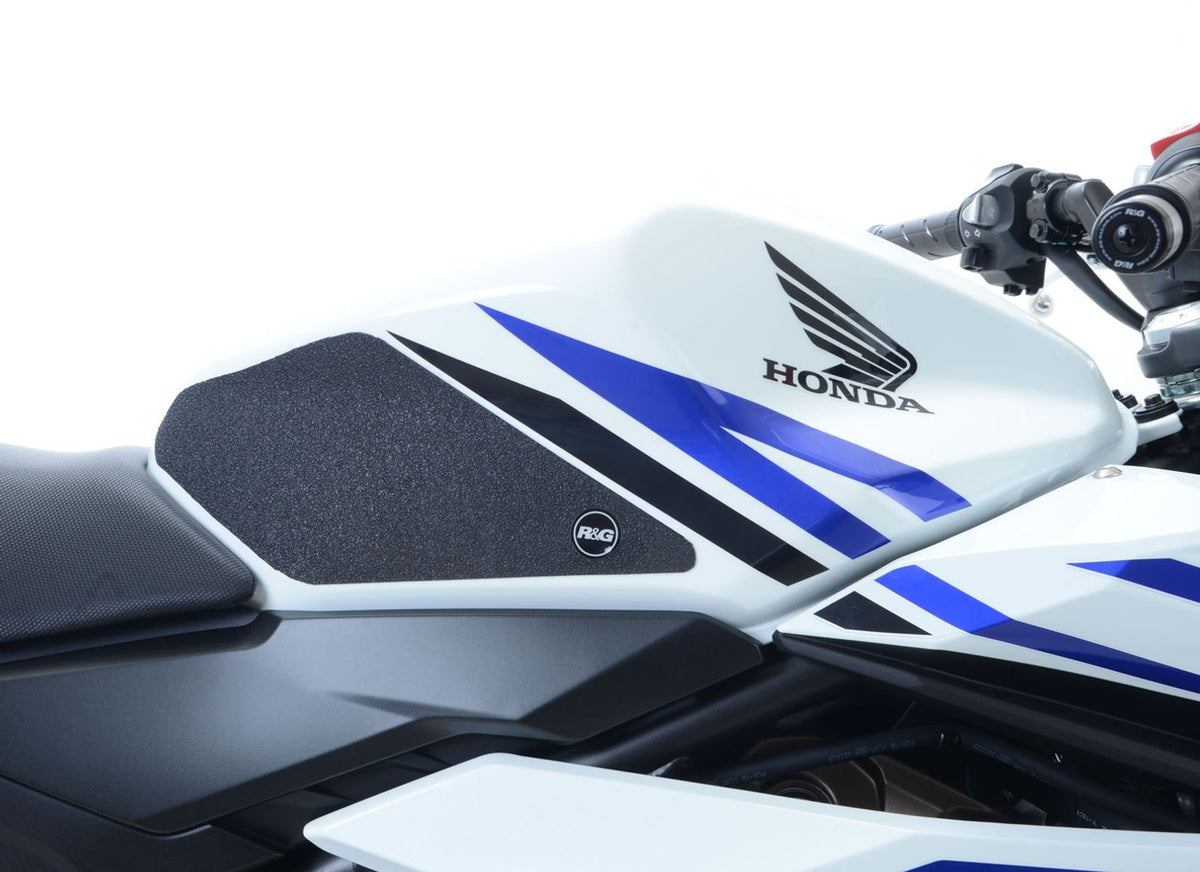 R&G Racing Tank Traction 2-Grip Kit for the Honda CBR500R '16-'22 / CB500F '16-'18
