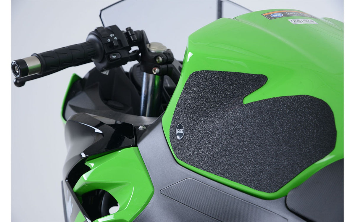 R&G Racing Tank Traction 2-Grip Kit for the Kawasaki Ninja 400 '18-'22 / Ninja 250 '18-'19 / Z400 '19-'22 / Z250 '19-'21