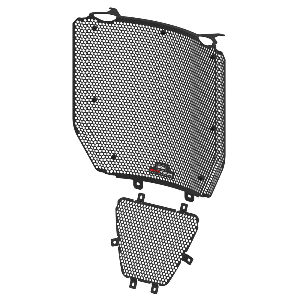 Evotech Performance Radiator and Oil Cooler Guard Kit for Ducati Diavel V4