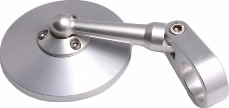 Oberon Round Adjustable Bar End Clamp On Mirror