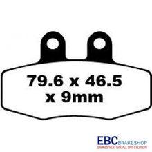 EBC Brakes Double-H Sintered Superbike Brake Pads Front - FA132R