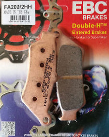 EBC Brakes Double-H Sintered Superbike Brake Pads Rear - FA209/2HH