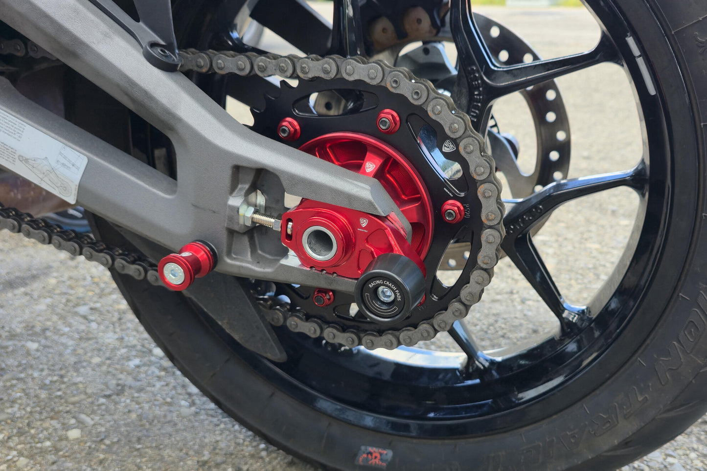 CNC Racing Aluminum Rear Sprocket Carrier for Ducati Multistrada V2 (2025+)