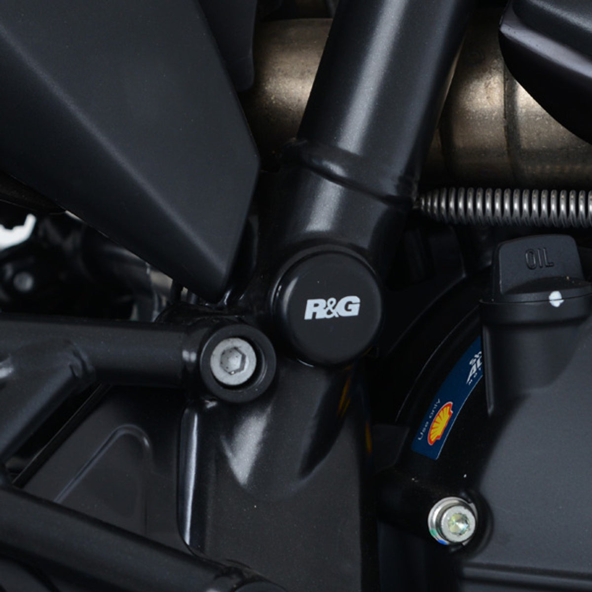 R&G Racing Frame Plugs (set of four pieces) - (not compatible with CP0384 crash protectors) for Ducati Desert Sled '17-'22, Urban Enduro '14-'18
