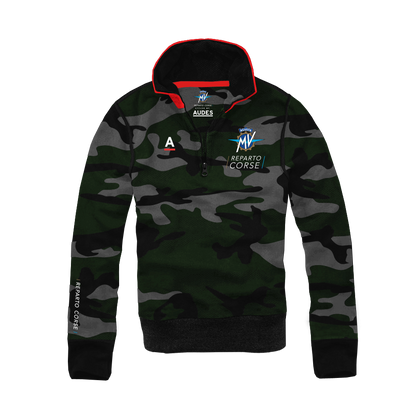 MV Agusta Reparto Corse Official Team Wear - Camoflage Short Zip Pullover