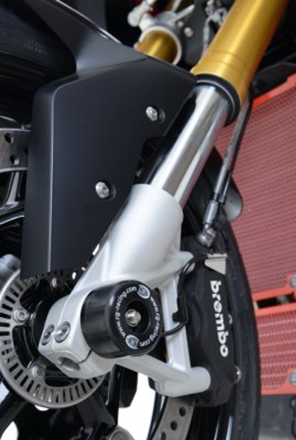 R&G Racing Fork Protectors for the BMW S1000XR '15-'19 / F 800 R '15-'21