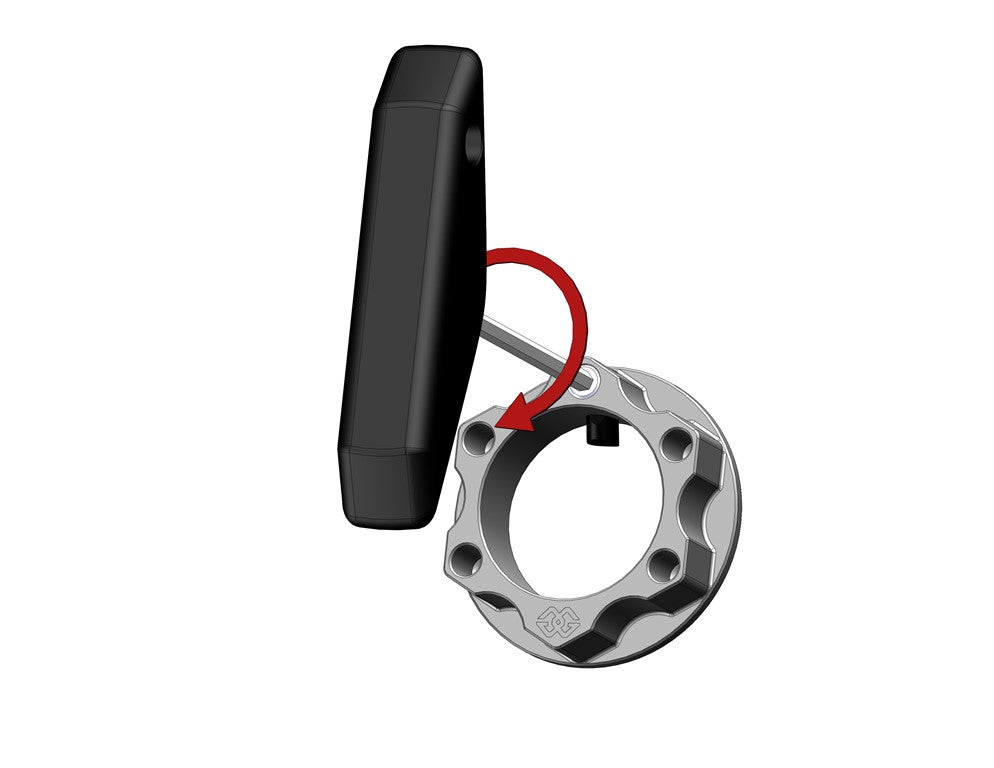 Gilles ACMA Aluminum Top Yoke Nut for Kawasaki and Triumph (M25x1.0)