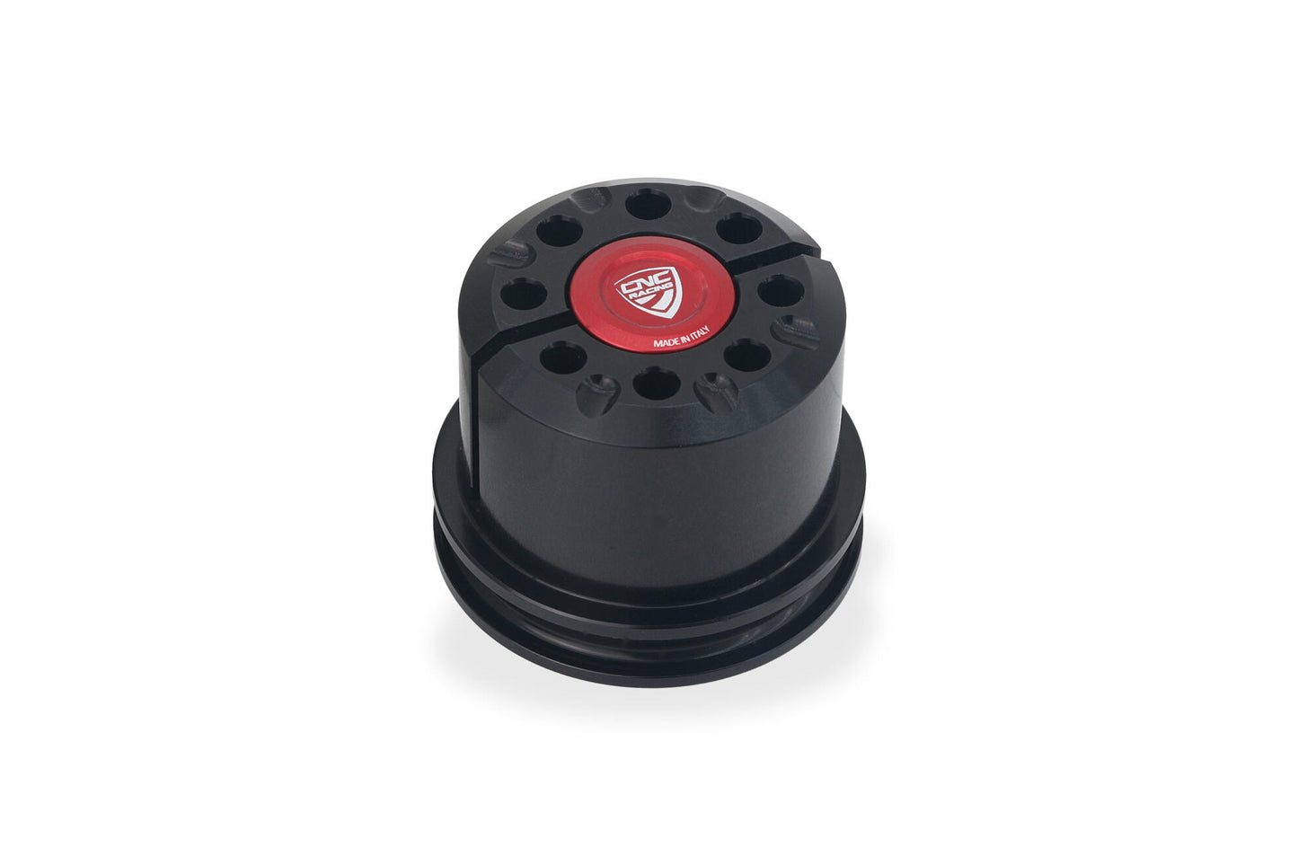 CNC Racing Bi-Color Steering Head Nut the Ducati Panigale / Streetfighter V2 (2025+)