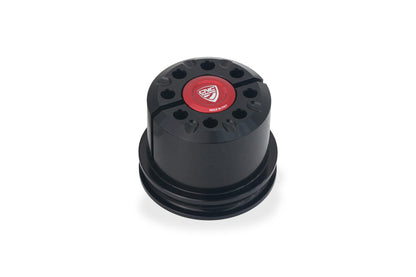 CNC Racing Bi-Color Steering Head Nut the Ducati Panigale / Streetfighter V2 (2025+)