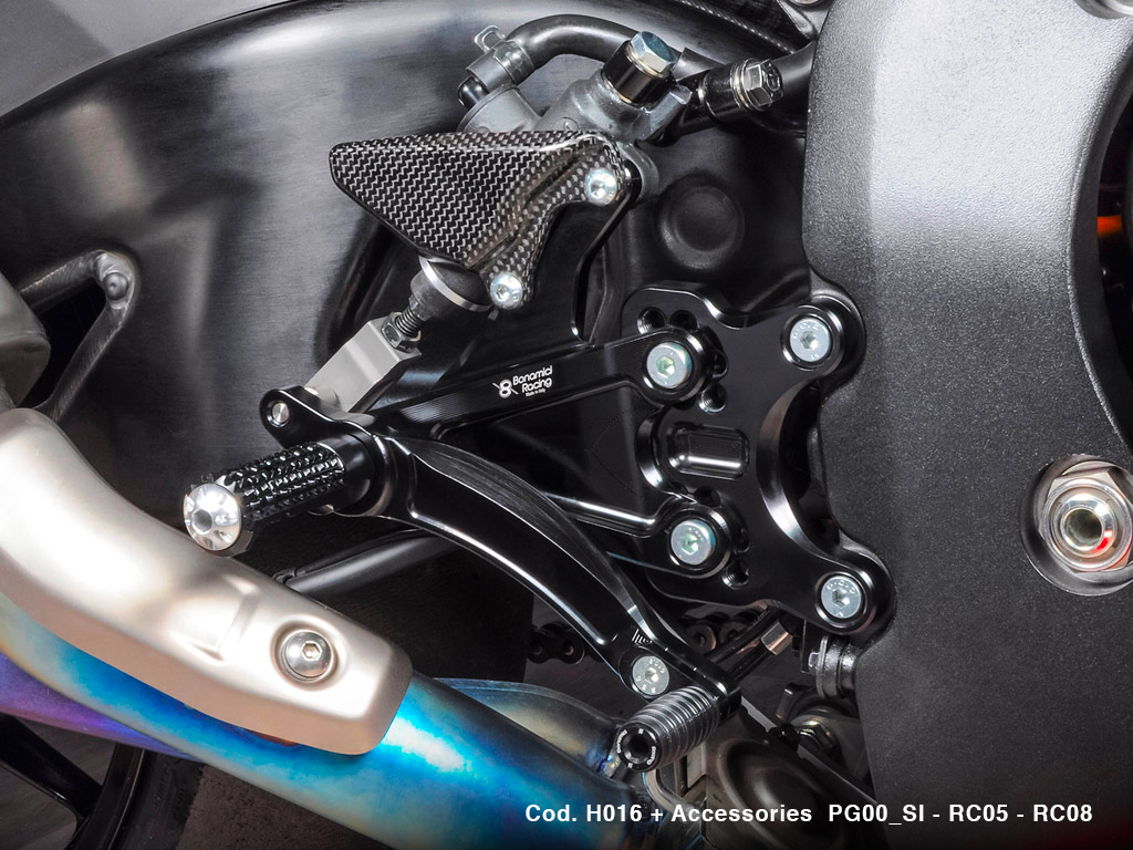 Bonamici Racing Aluminium Rearsets for the Honda CBR1000RR-R 2020-2024