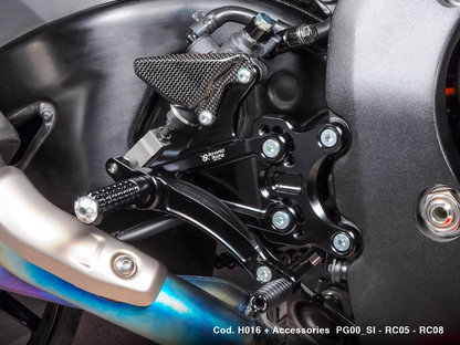 Bonamici Racing Aluminium Rearsets for the Honda CBR1000RR-R 2020-2024