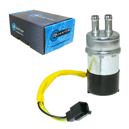 Quantum Fuel Systems OEM Replacement Frame-Mounted Electric Fuel Pump for the Kawasaki ZX-10 '88-90, Vulcan '87-04, VT750 Shadow '1986