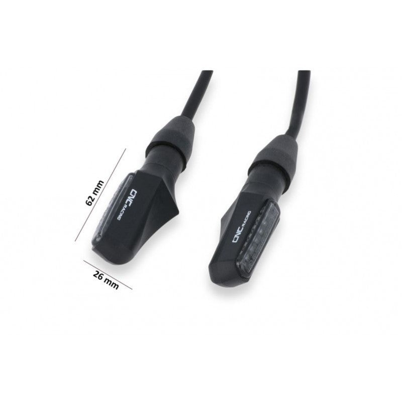 CNC Racing ABS Turn Signals "TASK" (pair) W/ Marker light (use on Front)