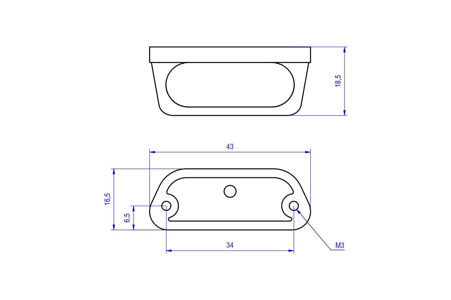 CNC Racing Billet LED Plate Light 'MINI'