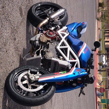 2007 Ducati Monster S4RS Captain America Paolo Tex BellissiMoto Custom