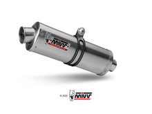MIVV Slip-on, Oval Stainless Steel, Standard Exhaust For Kawasaki ER-5 / ER5 1997-2006