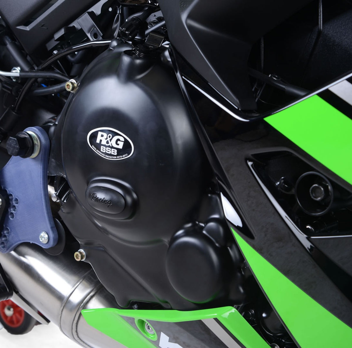 R&G Racing Engine Case Covers - Pair (race version) for Kawasaki Z650RS '22, Z650 / Ninja 650 '17-'22