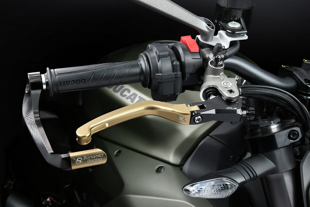 Bonamici Racing Aluminium Lever Kit for the Ducati with Self Purging Masters