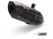 MIVV 2 Bolt-on, Suono Black, Standard Exhaust For KTM 950 Supermoto 05-06, 990 Supermoto 07-13