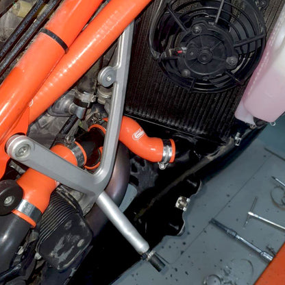 SamcoSport 6 Piece "Y Piece Racing Design" Full Silicone Coolant Hose Set For KTM 1290 Super Adventure S / R (2021+)