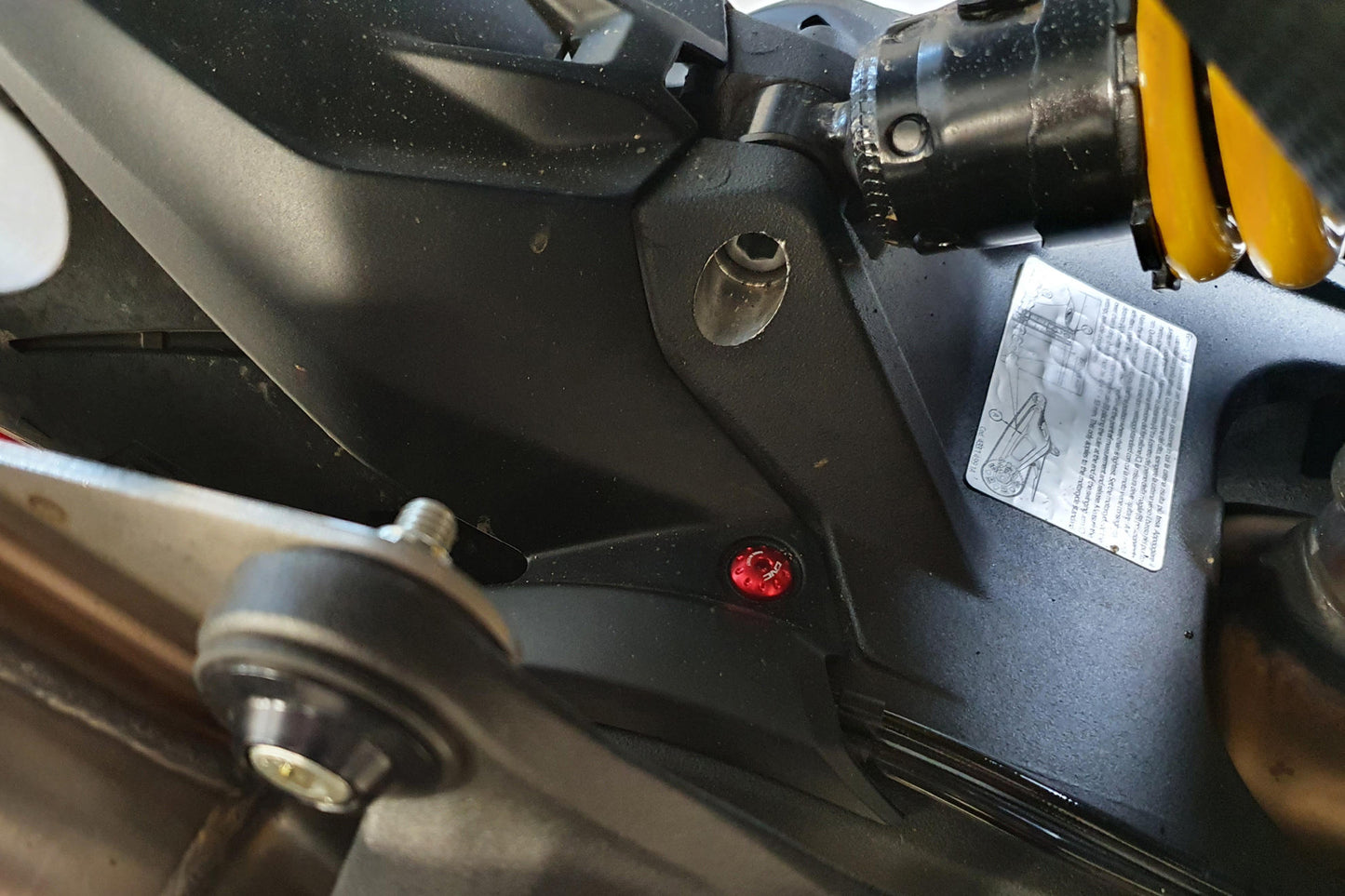 CNC Racing Water Cooler Side Cover OR Rear Mudguard Screw Kit for the Ducati Monster 937