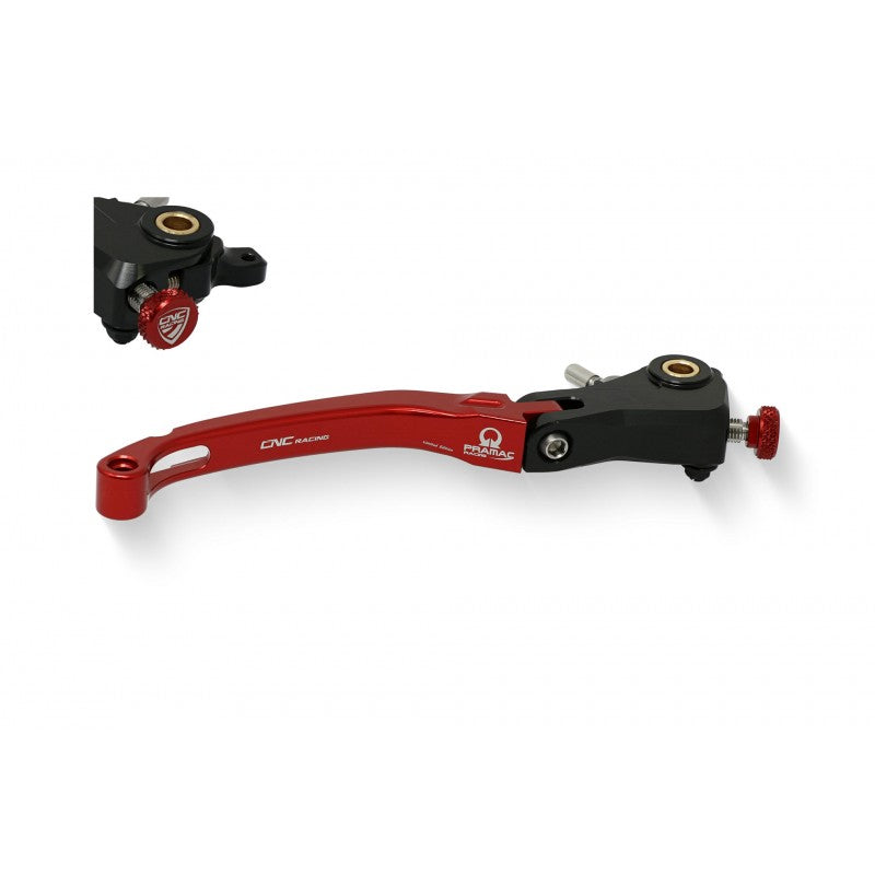 CNC Racing PRAMAC RACING LIMITED EDITION Billet RACE Folding Adjustable Brake Lever for MV Agusta F3 675 / 800 and Superveloce (12-22) - 190mm