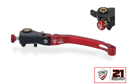CNC Racing TROY BAYLISS Limited Edition Billet RACE Folding Adjustable Clutch Lever for the Ducati Multistrada V4 / S / Pikes Peak