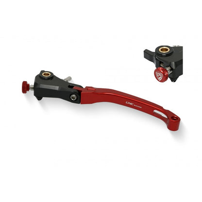 CNC Racing PRAMAC RACING Limited Edition Billet RACE Folding Adjustable Clutch Lever for the Ducati Multistrada V4 / S / Pikes Peak