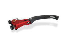 CNC Racing Carbon Fiber / Billet RED RACE Folding Adjustable Clutch Lever for Ducati Multistrada V4 / S / Pikes Peak