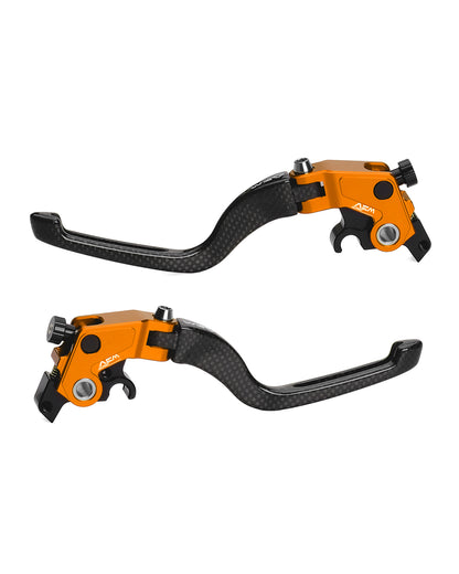 AEM FACTORY - CARBON FIBER BRAKE LEVER FOR DUCATI AND 2015+ MV AGUSTA F4 RR / RC