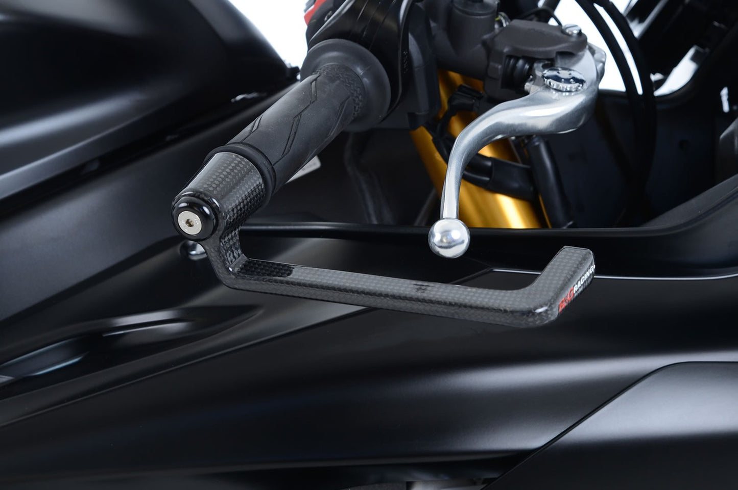 R&G Racing Pure Carbon Fibre Brake Lever Guard for Yamaha YZF-R6 '06-'16, YZF-R7 '22