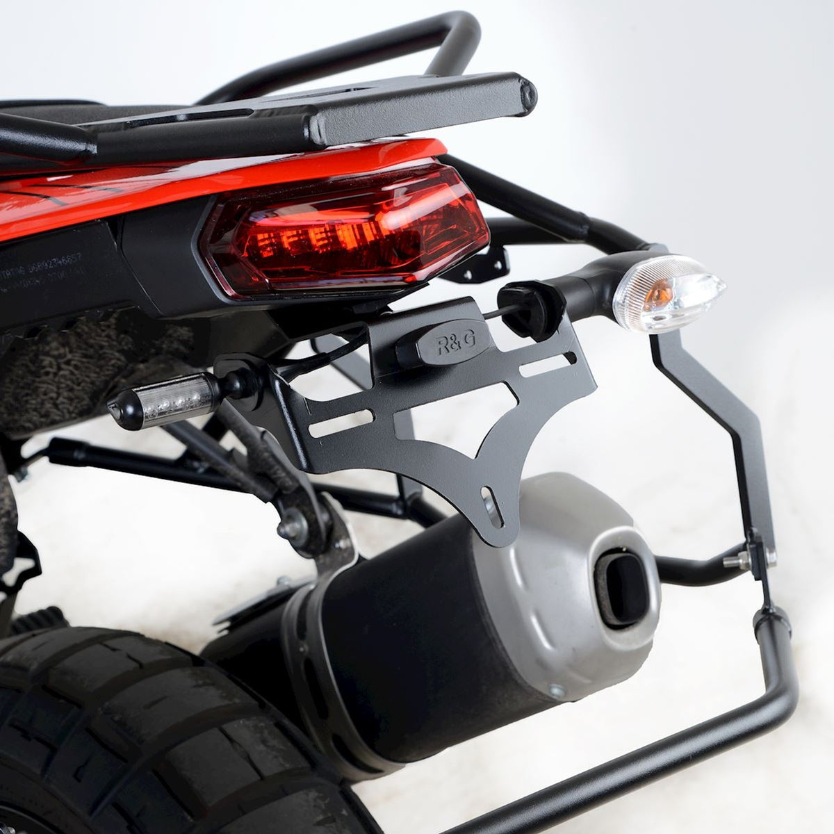 R&G Racing Licence Plate Holder (bikes with hard luggage racks) for Yamaha XTZ700 Tenere '19-'22