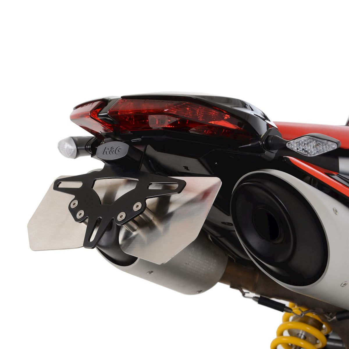 R&G Racing Licence Plate Holder (not with Termignoni RHS exhaust - see LP0324) for Ducati Hypermotard 950 '21-'22
