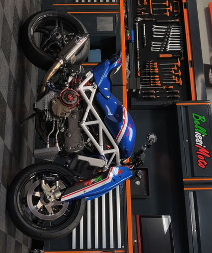 2007 Ducati Monster S4RS Captain America Paolo Tex BellissiMoto Custom