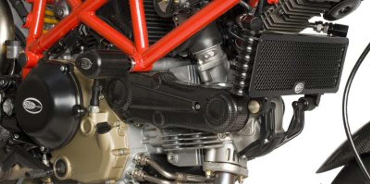 R&G Racing Oil Cooler Guard (not std 1100) for Ducati Hypermotard 1100 Evo / Evo SP '10-'13