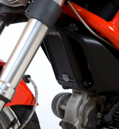 R&G Racing Oil Cooler Guard for Ducati Monster 1100 / Monster 1100S '07-'19, Monster 1100 Evo '08-'16, Monster 795 / Monster 796 '08-'15