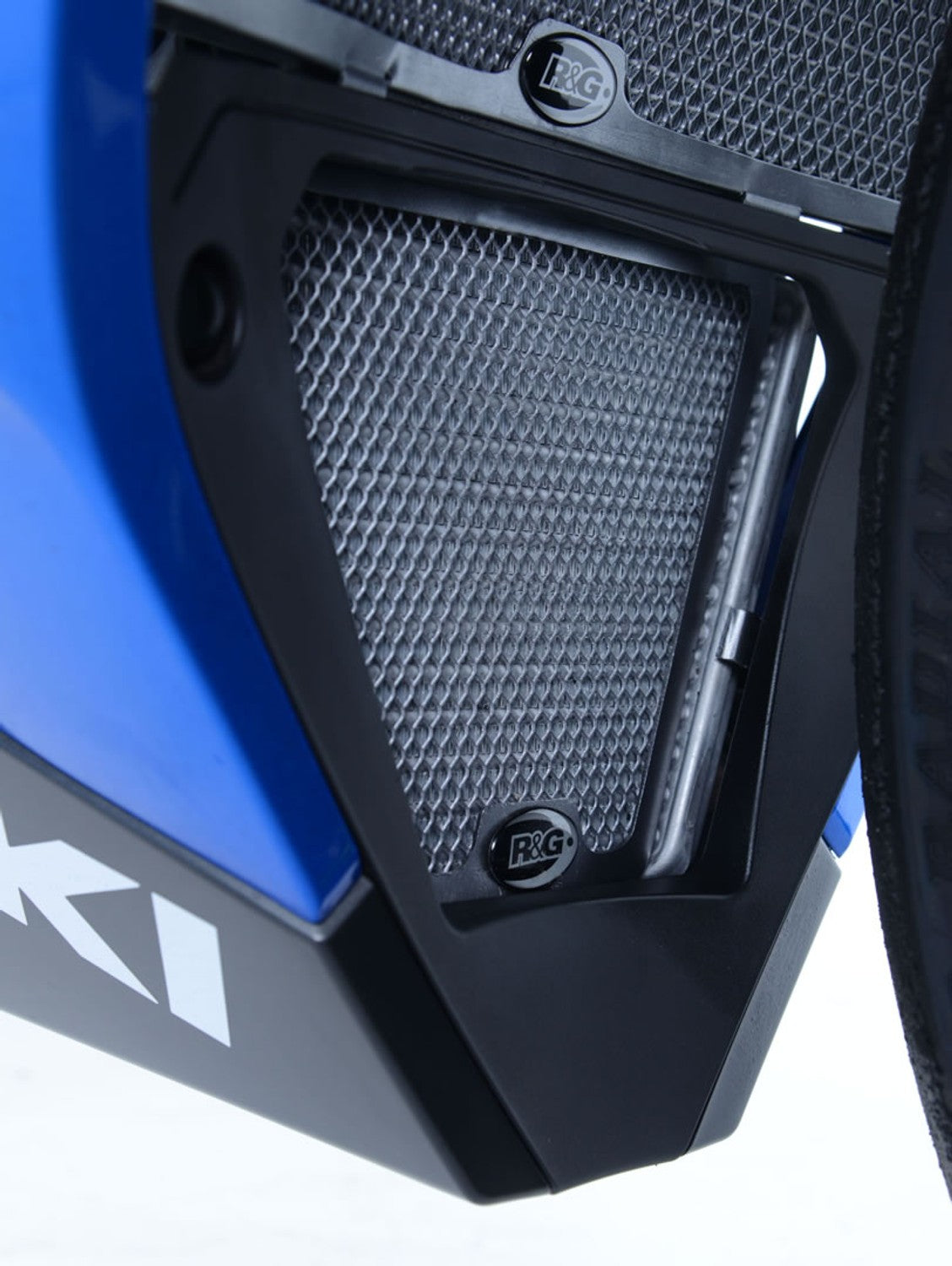 R&G Racing Titanium Oil Cooler Guard for Suzuki GSX-R1000/R '17-'22
