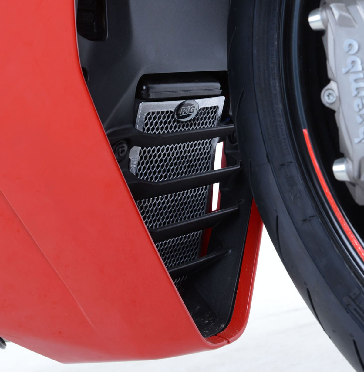 R&G Racing Oil Cooler Guard for Ducati Supersport (S) '17-'20, Supersport 950 (S) '21-'22