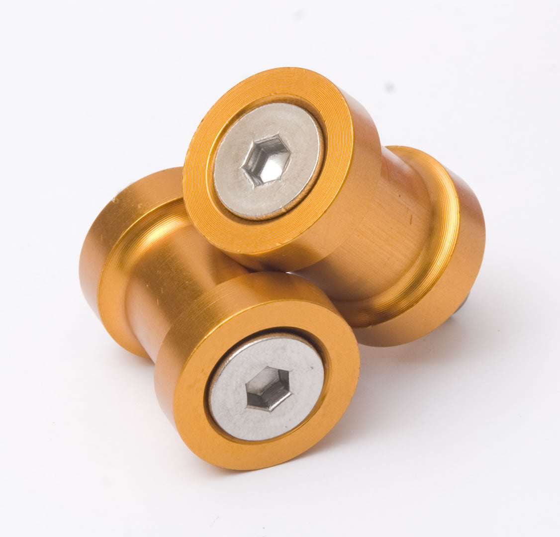 R&G Racing M8 Paddock Stand Bobbins for Kawasaki ZX-6R '95-18, ZX-10R '12-15 (+ 18 more bikes)