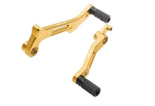 CNC Racing 'Easy' Foot Lever Kit for Ducati Multistrada 1200 10-14 with Solid Toe Pegs