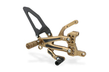 CNC Racing BRONZE and CARBON LIMITED EDITION RPS Adjustable Rearset for the Ducati Panigale V4 / S / R - with Carbon Heel guard