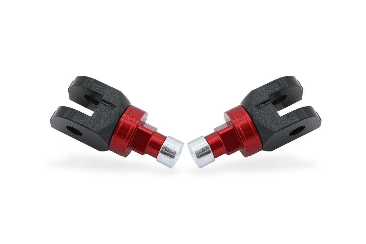 CNC Racing Advanced Adjustable Footpeg PASSENGER Adapters For Touring and Easy Touring Footpegs