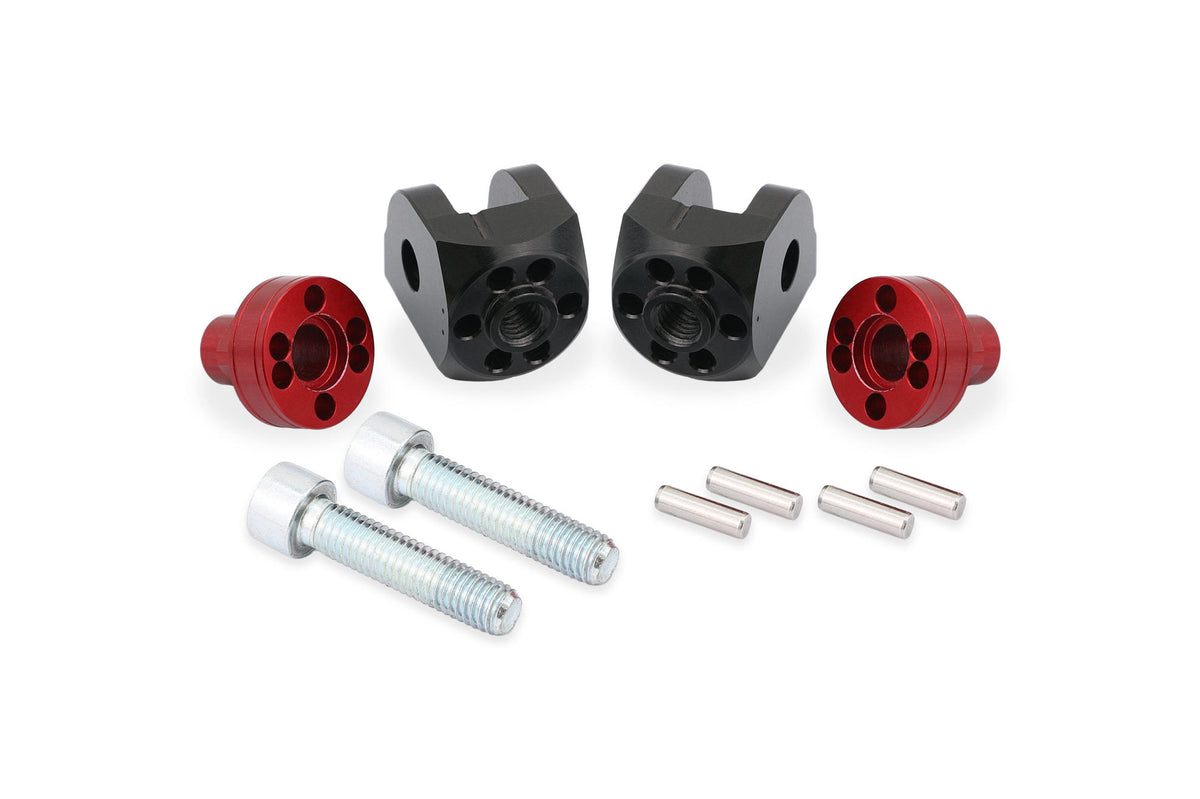 CNC Racing Advanced Adjustable Footpeg PASSENGER Adapters For Touring and Easy Touring Footpegs