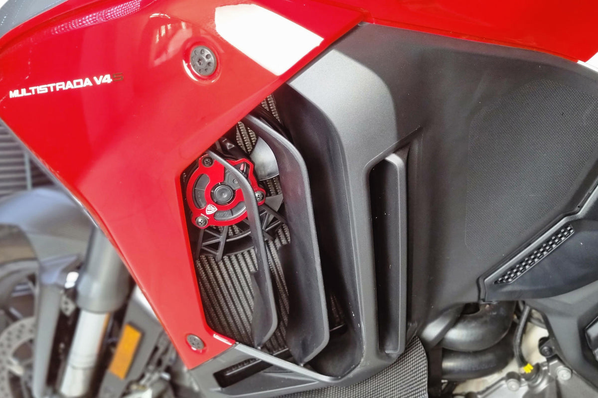 CNC Racing Billet Fan Protectors for the Ducati Multistrada V4 (all)