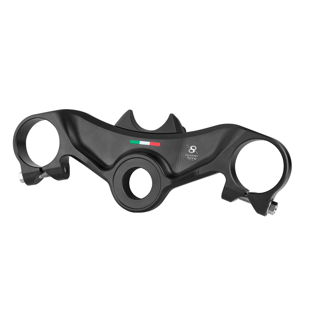 Bonamici Racing Top Triple Clamp (black) for the Kawasaki ZX-4RR 2023-2024