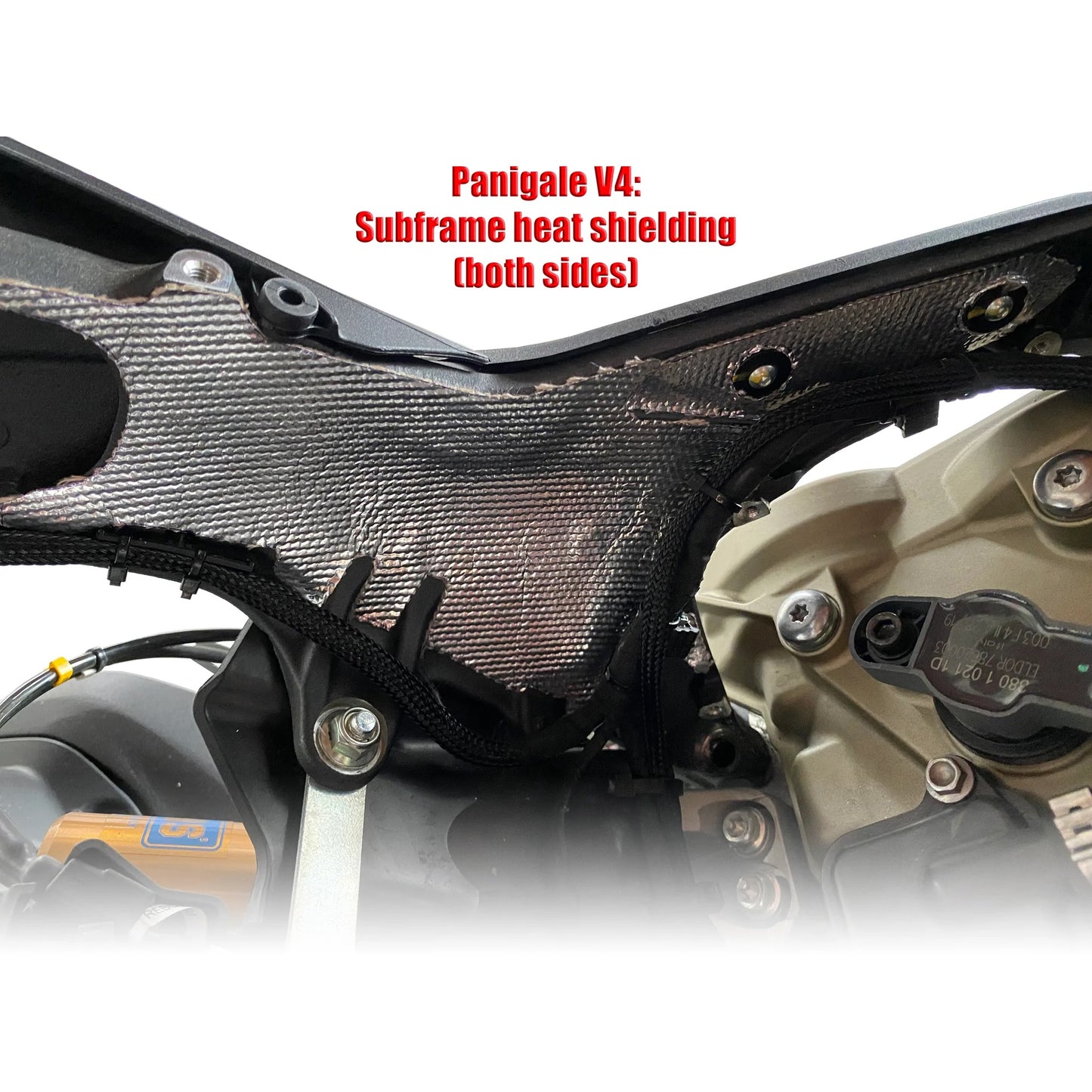 Ducati Spacers Heat Shield Kit for Ducati Panigale V4 and Streetfighter V4 (18-24)