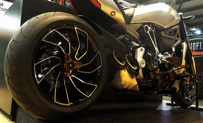 AEM FACTORY - Adjustable Billet Control Lever kit 'XCOMMAND' For Ducati XDiavel