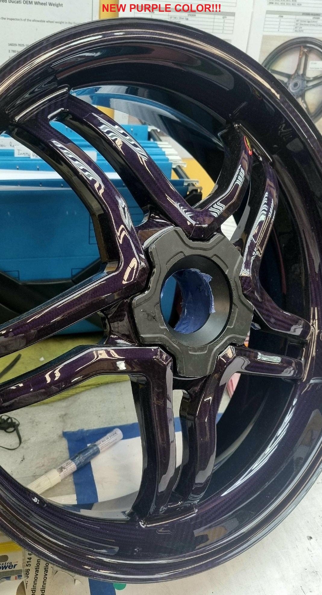 BST GP TEK 5 Spoke RACING Carbon Fiber Rear Wheel for the BMW S1000RR / HP4 (09-18)