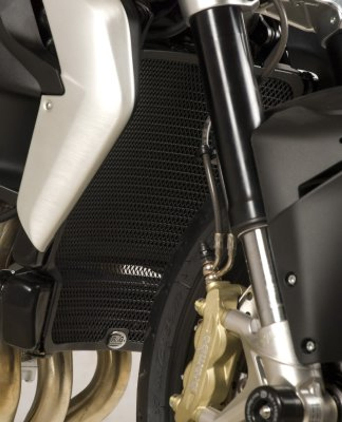 R&G Racing Radiator Guard for the MV Agusta F3 675 RC '15-'19 / F3 675 '12-'22 / Brutale 675 '11-'19 / Brutale 800 '12-'16